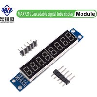 Cascadable Digital Tube Display Module MAX7219 LED Display Supports Cascaded 8-bit Serial 3 IO Port Control