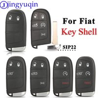 Jingyuqin – coque de clé intelligente de remplacement, 3/4/5BTN, pour Fiat 500 500L 500X Toro 2016 2017 2018 2019, étui pour clé de voiture, lame SIP22