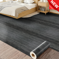 Waterproof Wood Grain Flooring Sticker Anti Scratch Non Slip Self Adhesive Floor Roll for Kitchen Balcony Daily Use