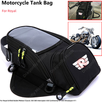 Motorcycle Fuel Bag Mobile Phone Navigation Tank For Royal Enfield Bullet/Meteor/Classic 350 500 Interceptor 650 Continental GT