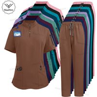 Niaahinn gommage uniformes chirurgicaux vêtements médicaux pour les femmes vente chaude multicolore vétérinaire animal de compagnie hôpital clinique dentaire vêtements de travail