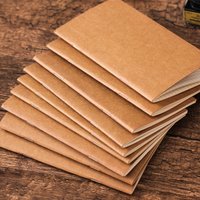 Kraft Paper Standard Form 21*11CM Travel Diary Notepad Travel Notebook Inner Student Workbook Daily/weekly/monthly Plan Notebook