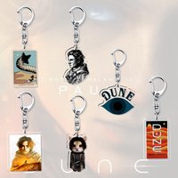 DUNE Paul Atreides Keychain Movie Character Pendant Fans Standee Movie Figure Desk Decor Ornament Science Fiction Sweet Heart