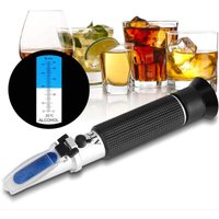 Handheld 0-80% Alkohol Refraktometer Für Spirituosen Haushalt Schnaps Brauen Refraktometer Alkohol Konzentration Detektor