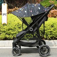 UV Resistant Stroller Sun Shade Umbrella, Portable Sun Protection Canopy, Reliable Sun Cover and Essential Accessory