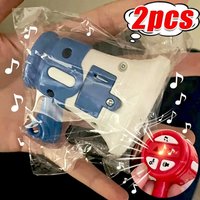 2pcs Prank Megaphone Keychain Funny Sound Amplifier Voice Recorder with Speaker Parties Gag Gift Novelty Keyring Accessory Loud