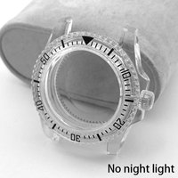 Transparent acrylic case 40mm watch FIT NH34 NH35 case 28.5 dial Watch parts Parts and accessories