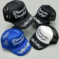 Personal Printed Letters Wing Baseball Hats New Unisex Hip Hop Breathable Color Block Sunshade Mesh Versatile ins Trucker Caps