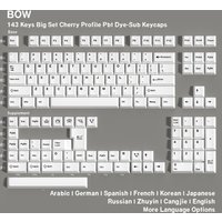 Mechanical Keyboard GMK BOW keycaps Russian Spanish French Abnt2 Japanese UK Korean German Arabic Cherry Profile PBT Keycap ISO