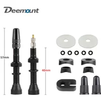 Deemount 2pcs 40/60/80mm Bike Presta/FV Valve Stem for Tubeless Tire MTB Road Bike Bicycle No Tube Rim Parts