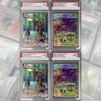 2025 M2a JP #240 MEGA GENGAR Ex DIY Proxy PTCG Graded Collection Card Special Art Rare GEM MT 10 Card Holographic Label Gifts