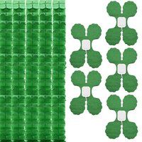 3M Multicolor Four-Leaf Clover Paper Garland Paper Pull Flower for Wedding Birthday Party Kindergarten Festival Decor