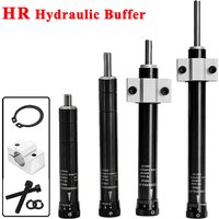 HR SR Adjustable Pneumatic Hydraulic Buffer HR15/30/60/80/100 Oil Pressure Shock Absorber Load 150 350KG High Carbon Steel