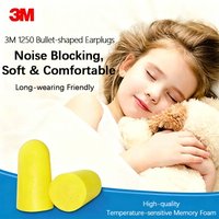 3M 1250 Earplugs noise reduction ear plugs for sleep study industrial grade super sound insulation quiet ear protection tool