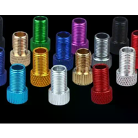 20 Pcs Bicycle Valve Pump Converter Adapter Presta To Schrader Convert Nozzle Inflation Adaptor F/V To A/V Bike Valve Adapter
