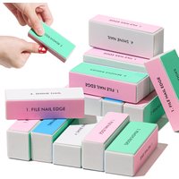 LULAA 1/20Pcs Professional Nail Buffing Block Manicure Pedicure Tool Emery Board Nail Art Care Buffing Buffer Sanding Files