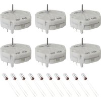 6Pcs X27 168 Stepper Motors W/10Pcs Backlight Bulbs for GM GMC Chevy Instrument Cluster Repair Car Interior Parts Accessories