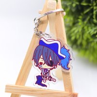 Black Butler Keychain 6 Styles Arcylic Cartoon Figures Keyrings Kawaii Accessories