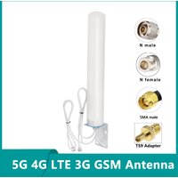 TS9,5G, 4G, LTE, 3G, GSM, Outdoor Waterproof Mimo Antenna for Wireless Network, External WiFi Router, SMA, N Male, IP67, 18dbi