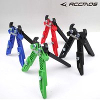 Eight characters and three legs, anti fall and anti-collision, adjustable length, triangle support, Compound Bow Stand