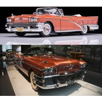 Diecast 1:18 Scale Limited Riviera 1958 Platinum Edition Alloy Car Model