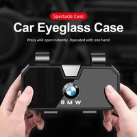 Car Sun Visor Glasses Holder Auto Eyeglasses Storage Box For BMW 3 5 6 7 1 Series Z4 X3 X6 E81 E71 E90 E93 F30 F10 E92 E60 E84