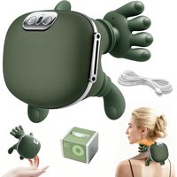 Bionic Finger Neck Shoulder Massager Wireless Neck Cervical Trapezius 4D Kneading Body Back Hand Massage Shawl Brushless Motor