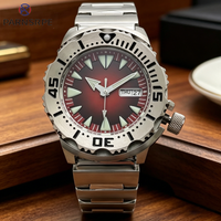 Men's Watch Steel Bracelet 42MM Water Resistant Day Function Sapphire Glass Automatic Mechanical Watch Rotating Bezel