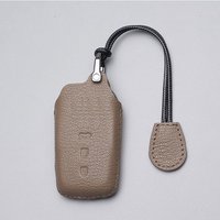Leather Car Key Fob Case Cover Leather Remote Car Key Cover Protective Case Shell For Toyota Camry RAV4 Corolla Avalon