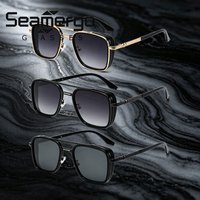 AliExpress SNQP SEAMERGO 1/2/3PCS Metal Retro Oval Frame Cycling Sunglasses Unisex Steampunk Fishing Driving Beach Travel UV Resistant Glasses