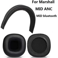 Ear Pads For Marshall MID ANC /MID bluetooth headphones replacement headband leather Earmuff Ear covers Ear pillows
