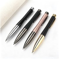Luxury Metal Ballpoint Pen Retractable Business Signature Pen High-end Gift Pen for Office School Smooth Writing Stationery