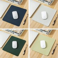 Small PU Mouse Pad Non-Slip Waterproof Anti-Scratch Easy Clean Gaming Desktop Mat for PC Laptop - Scratch-Resistant Desk Pad