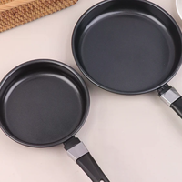Mini Frying Pan Non-Stick Thickened Stainless Steel Frypan Pot Fried Eggs Saucepan Gas For Home Use Kitchen Cookware