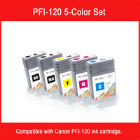 PFI-120 Compatible ink cartridge 130ml With Pigment ink With chip for Canon imagePROGRAF TM-200 TM-205 TM-300 TM-305 printer