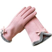 AliExpress Women Winter Autumn Gloves Thin Fashion Driving Cycling Fleece Warm Touchscreen Cold Resistance 자전거 Fashion Girl Outdoor Guants