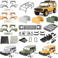 Symulacja plastiku 324/313mm 5-drzwiowy Monocoque Car Shell dla 1/10 RC Crawler Car Traxxas TRX4 Defender RD110 Wagon Diy Parts