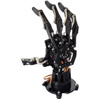 5 Dof Robot Hand with Base Humanoid Robotic Finger Bionic Assembled Mechanical Manipulator Claw for Arduino Programmable Robot