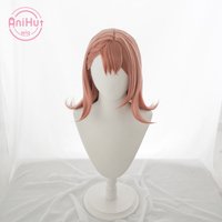 Hanasato Minori Orange 42cm AniHut Cosplay Wig Project SEKAI COLORFUL STAGE! Heat Resistant Synthetic Hair Hanasato Minori