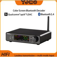 YJCO DA39 High-End DAC Lossless Hi-Fi Audio ES9039Q2M Decoder Remote Control USB Home Desktop LDAC Bluetooth COAX OPT Inputs DAC
