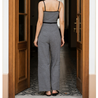 Jumpsuit Women 2026 New Spring Fashion Side Zipper V-Neck Sleeveless Elegant Commuting High Waist Straight Jumpsuit