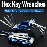 Outdoor folding portable tools, portable wrench pliers, hexagonal set, multifunctional screwdriver, universal size wrench