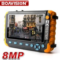 8MP 4K CCTV Security Camera Tester 5 Inch TFT LCD Monitor For 4 IN 1 TVI AHD CVI Analog Security Cam Tester Video Audio Test