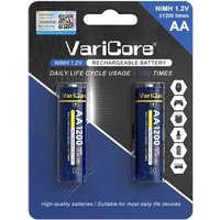 AliExpress VariCore AA 1200mAh 1.2V Ni-MH Rechargeable Batteries High Capacity for Digital Camera/RC Toy/Flashlight Long Cycle Life Eco-Fr