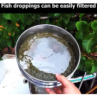 Stainless Steel Multi-Layer Fish Tank Filter Screen Water Impurity & Fish Droppings Remover for Various Fish Filters Accessories