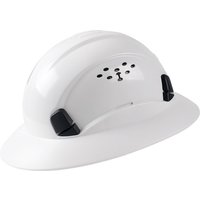 ANSI Full Brim Safety Helmet HDPE Lightweight Vented Construction Hard Hat Sunshade Engineering Rescue Protective Work Cap