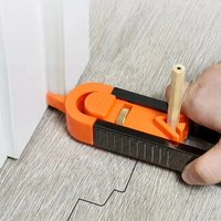 Adjustable Locking Profile Scribing Ruler Irregular Contour Gauge Precision Woodworking Measurement Tool for Craftsmanship