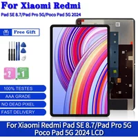 New Poco Pad 5G LCD For Xiaomi Redmi Pad Pro 5G LCD Display Touch Screen Digitizer For Redmi Pad SE 8.7 Display Repair Parts