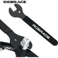 Bicycle Pedal Wrench 15mm Open Extra Long Handle Sturdy Durable MTB Road Bike Pedal Wrench Spanner Install Remover Repair Tool