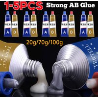 AB Type Glue High Strength Metal Repair Glue Magic Repair Glue Welding High Temperature Resistant AB Glue for Metal Plastic Wood